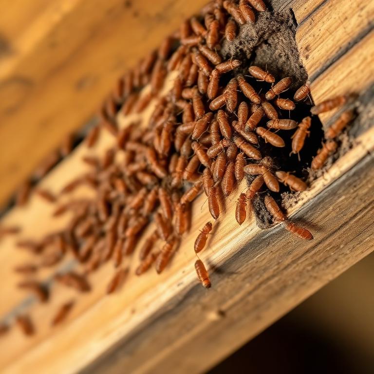 Termite infestation identified during inspection